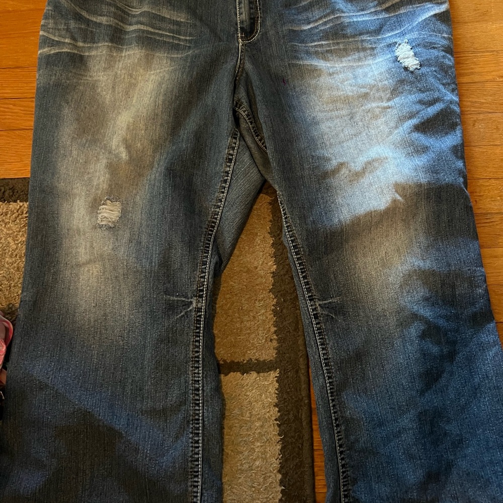 Cato Distressed Blue Jeans